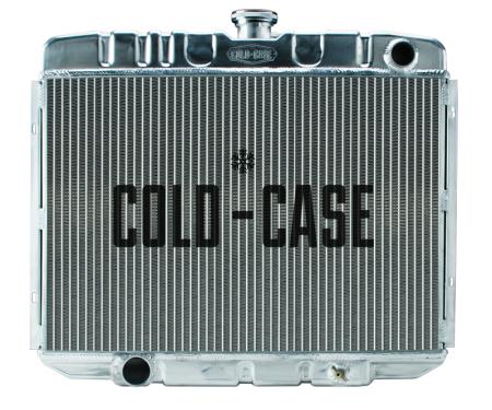 Cold Case Radiators 67-70 Mustang BB 24 Inch Aluminum Performance Radiator MT FOM588