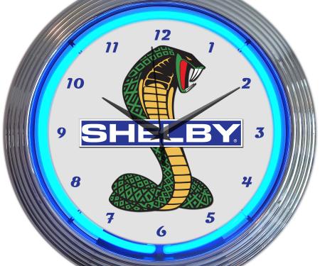 Neonetics Neon Clocks, Shelby Cobra Ford Olp Mustang Neon Clock