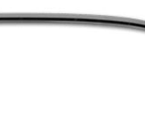Corvette T-Top Front Molding, Right, Stainless Steel, 1968-1978