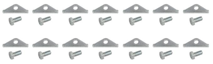 RestoParts Retainer Set, Valve Cover, BB Chevy 5443667