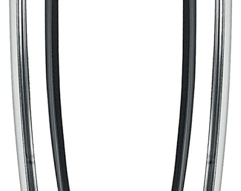 RestoParts Molding, Quarter Window, 1968-72 A-Body/1969-72 Grand Prix, Vertical PP00192