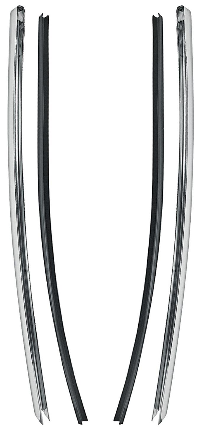 RestoParts Molding, Quarter Window, 1968-72 A-Body/1969-72 Grand Prix, Vertical PP00192