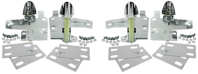 RestoParts Headrest Mount, 1966-67 GM A Body, Bucket, Set C210384