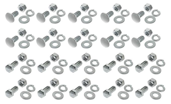 RestoParts Bumper Bolts, 1965-72 A-Body, Kit PK3565