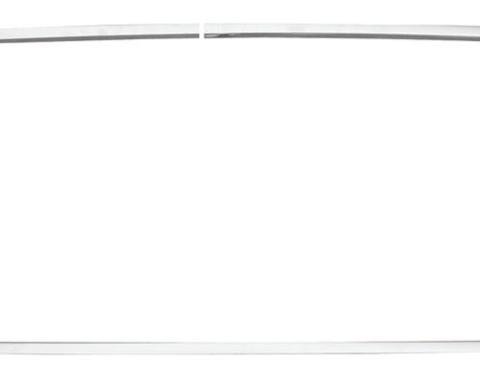 RestoParts Window Reveal Molding Set, Rear 1964-65 Chevelle CH26312