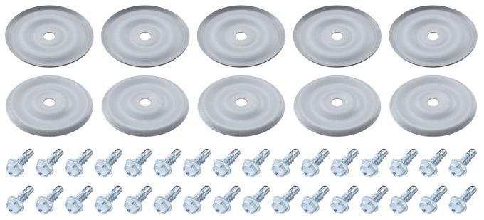 RestoParts Clip Kit, Rocker Panel Molding, 1970-72 GS S241025