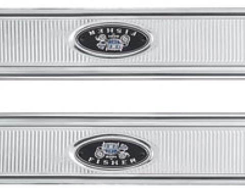 RestoParts Step Plates, 1964-67 GM "A" Body, Ribbed Style CHV4150