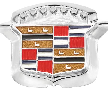RestoParts Emblem, Trunk Lock Crest, 1969 Cadillac, Assembly CE08682