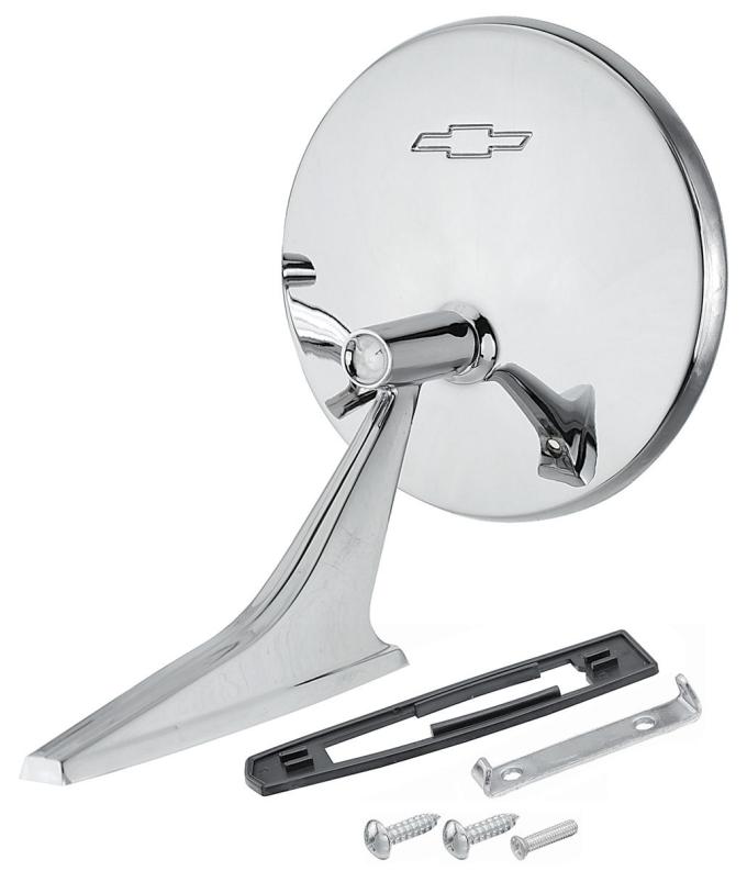 RestoParts Mirror, Outside 1966-68 Chevelle/El Camino Bowtie PR01610