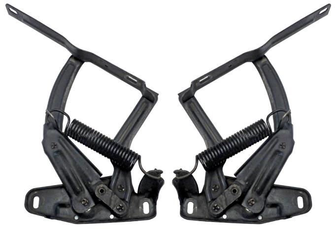 RestoParts Hood Hinges, w/Springs, 1968-72 GTO/Tempest/LeMans G242228