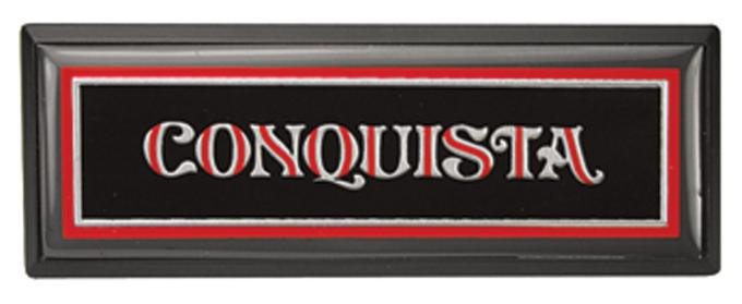 RestoParts Nameplate, Dash, 1981-85 "Conquista" KM00300