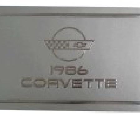 Corvette Owners Manual, 1986