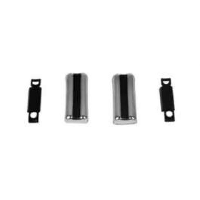El Camino Tailgate Molding Extensions, Lower, 1968-1969