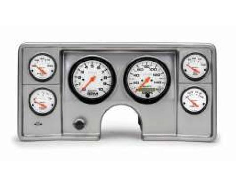 El Camino Instrument Cluster Panel, Aluminum Finish, With Phantom Gauges, 1978-1981