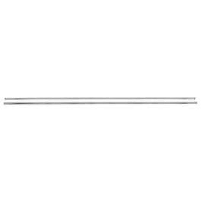El Camino Door Panel Moldings Front, 1964-1966