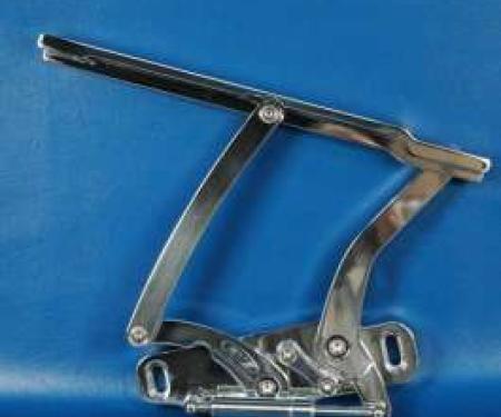 El Camino Billet Aluminum Hood Hinges, Polished Finish, 1969-1972