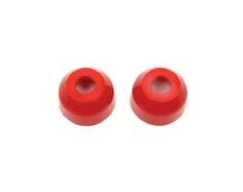 El Camino Tie Rod End Boots, Urethane, Red, 1959-1987