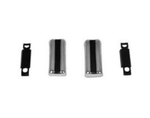 El Camino Tailgate Molding Extensions, Lower, 1968-1969