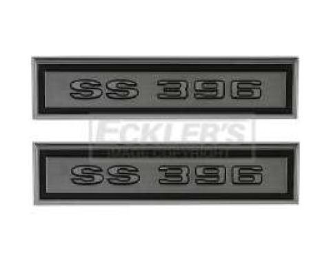 El Camino Door Panel Emblem, SS396, 1968