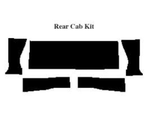 El Camino Insulation, QuietRide, AcoustiShield, Rear Cab Kit, 1968-1972