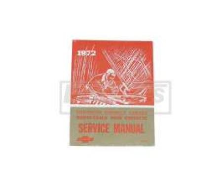 El Camino Service Shop Manual, 1972