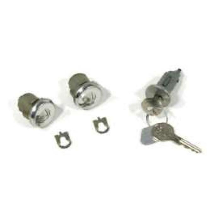 El Camino Ignition & Door Lock Set, Later Style Keys, 1968