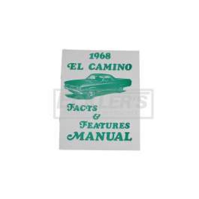 El Camino Facts And Features Manuals, 1968