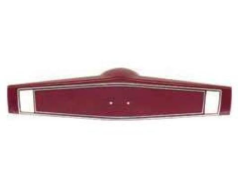 El Camino Steering Wheel Shroud, Two Button, Red, 1969-1970