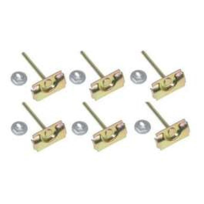 El Camino Windshield Molding Clips, Upper, 1959-1960