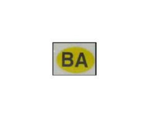 El Camino Engine Compartment Decals Power Steering Box Ba, 1970
