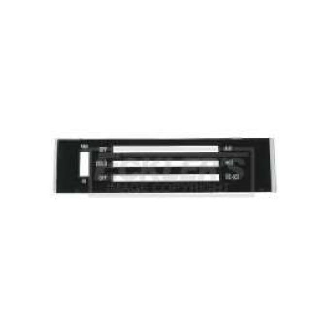 El Camino Heater Control Panel Lens, 1971-1972