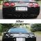 Corvette Rear 7-Piece Molded Tail Light Blackout Kit, 1997-2004