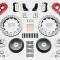 Wilwood Brakes 1968-1972 Ford F-100 Forged Narrow Superlite 6R Big Brake Front Brake Kit (Hub) 140-14840-DR