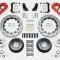 Wilwood Brakes 1968-1972 Ford F-100 Forged Narrow Superlite 6R Big Brake Front Brake Kit (Hub) 140-14841-DR