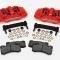 Wilwood Brakes 1997-2013 Chevrolet Corvette AERO6 Front Caliper and Bracket Upgrade Kit for Corvette C5-C6 140-12629-R