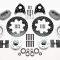 Wilwood Brakes Forged Dynalite Front Drag Brake Kit 140-4307-BD