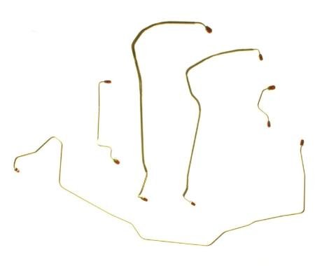 Right Stuff 1970 GM A-Body, Pre-Bent OE Steel Power Front Disk Brake Line Kit AKT7003