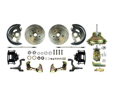 Right Stuff 67-69 GM F/X-Body, Power 11" Booster, Front Disc Brake Conversion Kit AFXDC02CS