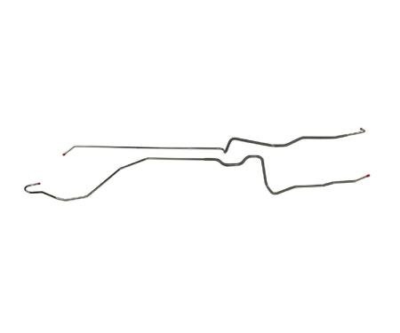 Right Stuff 1970-73 Chevrolet Camaro, Pre-Bent 3/8" OE Steel Front To Rear Fuel Line FGL7001