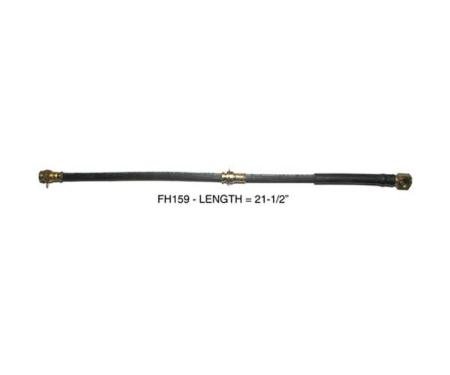 Right Stuff 1984-92 Camaro/Firebird W/Performance Package, Left Front Disc Brake Flex Hoses FH159