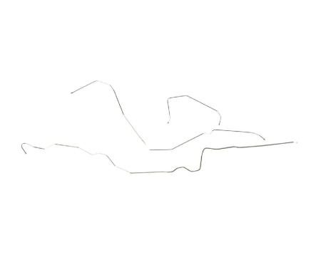 Right Stuff 1979-81 Pontiac Firebird, Pre-Bent OE Steel 1/4" Fuel Return Line FGL8003