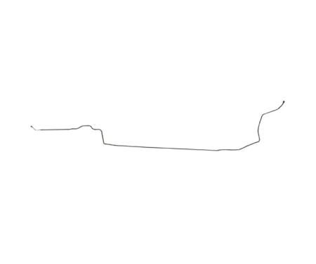 Right Stuff 1977-81 GM F-Body, Pre-Bent 1-Piece OE Steel Front To Rear Power Disc Brake Line FIN7801