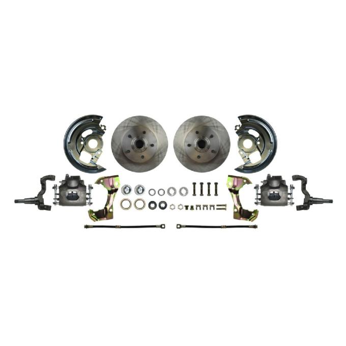 Right Stuff 1967-1969 GM F/X-Body Front 'At The Wheel' Big Brake Upgrade Kit AFXWK02C