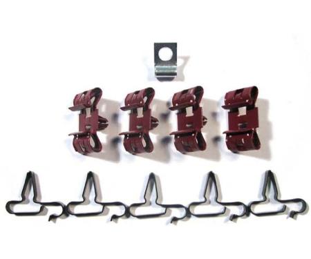 Right Stuff 1967 Chevrolet Chevelle/El Camino, 10-Piece Brake Line Clip Set CCS014