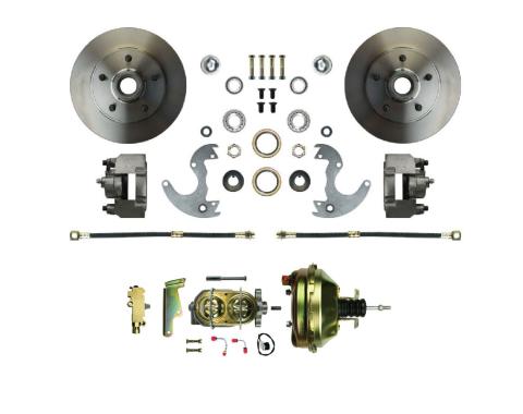 Right Stuff 1964-1974 GM A/F/X Front Power Disc Brake Conversion for Factory 14" Wheel Setup AFXDC14