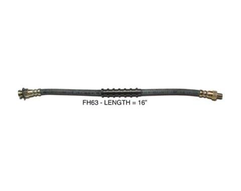 Right Stuff 1965-66 Ford Mustang, Front Disc Brake Flex Hoses FH63