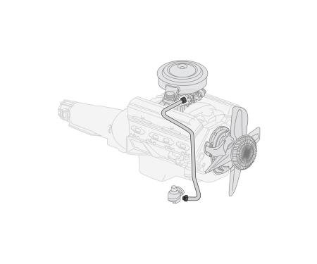 Right Stuff 1947-54 Chevrolet Truck W/6cyl, Pre-Bent OE Steel Fuel Pump To Carb Line TPC4701