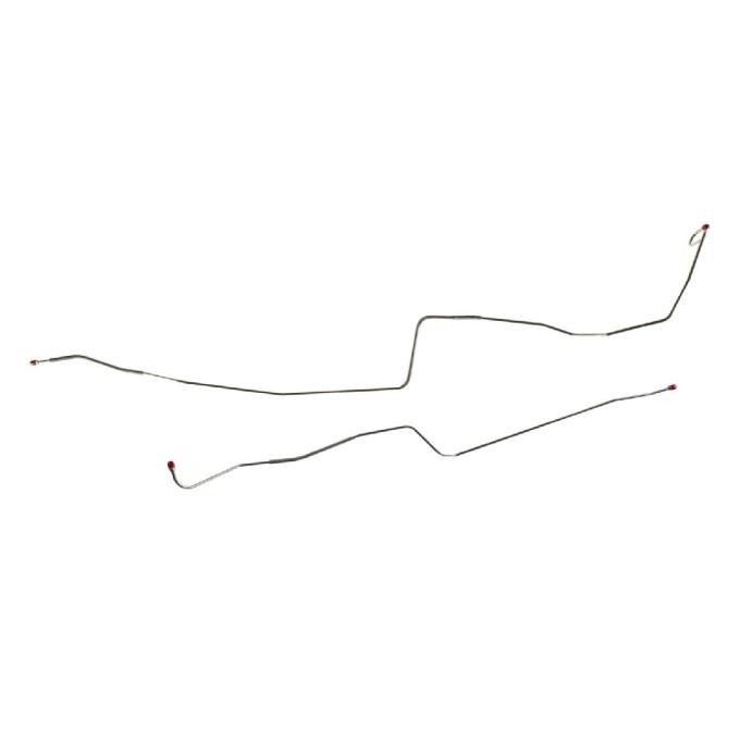Right Stuff 1968 Chevrolet Camaro, Pre-Bent 2-Piece OE Steel Front To Rear Brake Line FIN6802