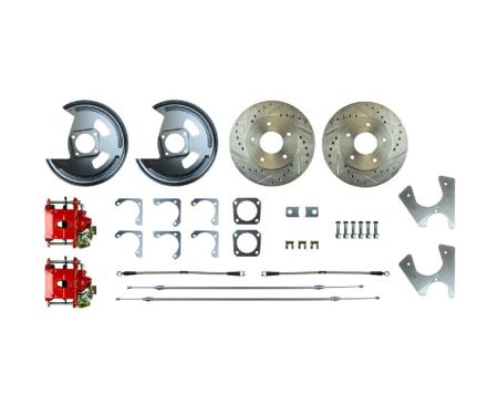 Right Stuff 1968-1974 Nova/GM F-Body, Staggard Rear Shocks, Rear Disc Brake Conversion Kit AFXRD05Z