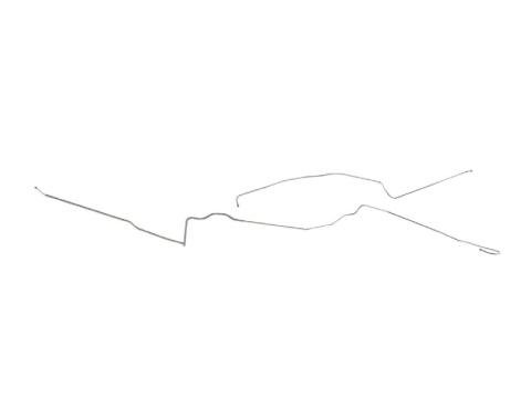 Right Stuff 1980-81 Chevrolet Camaro W/O Z28, Pre-Bent OE Steel 1/4" Fuel Return Line FGL8002